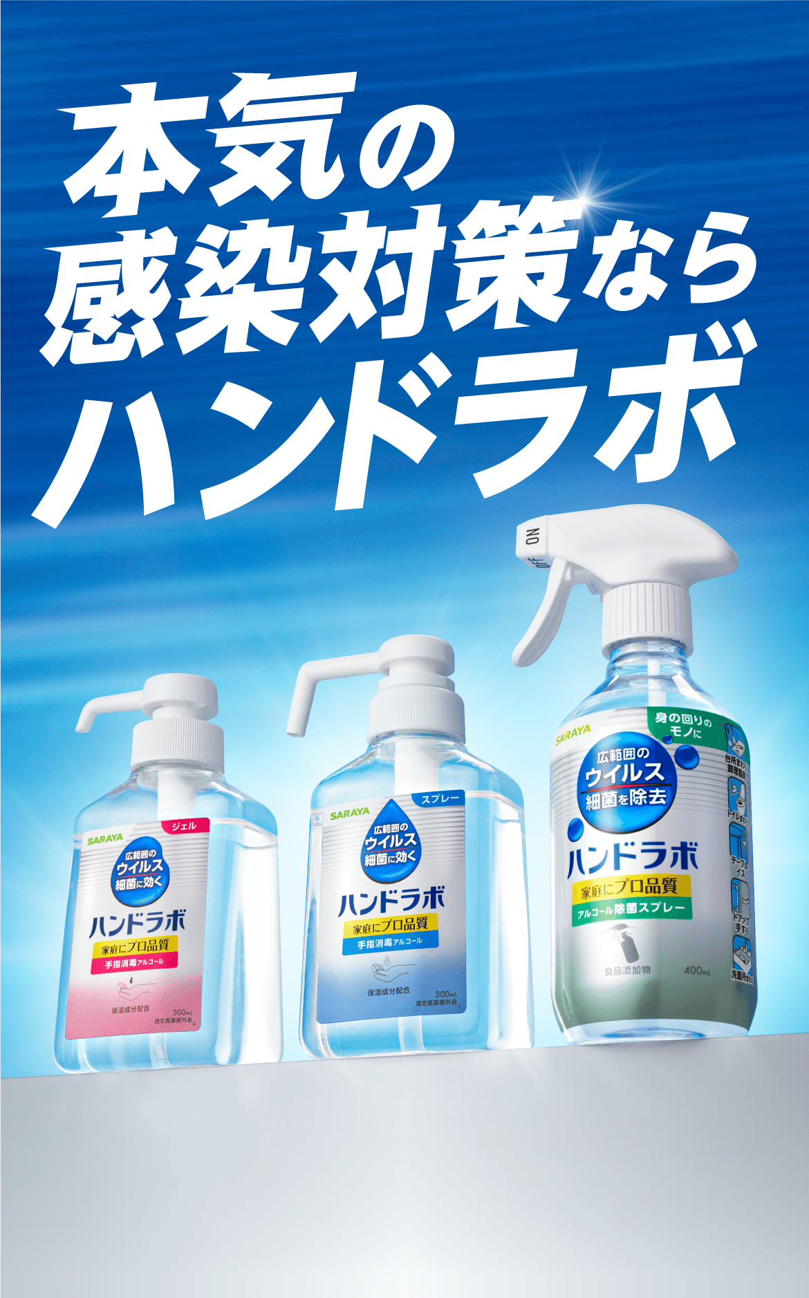本気の感染対策ならハンドラボ